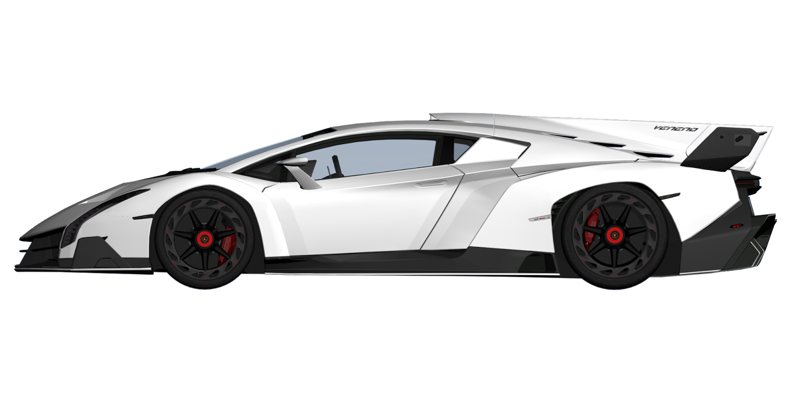 Side View Luxury Lamborghini Transport PNG