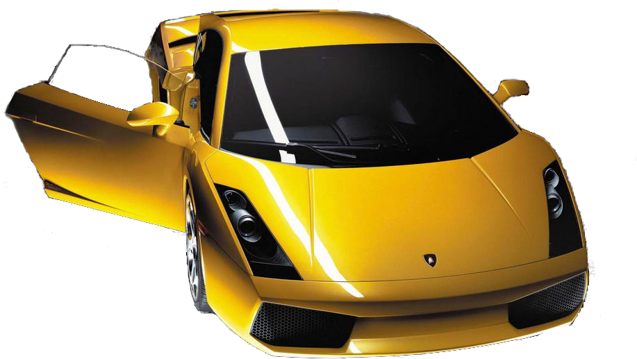 Lamborghini Transport Yellow Sports PNG