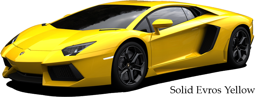 Lamborghini Motorcar Transport Hardtop Yellow PNG