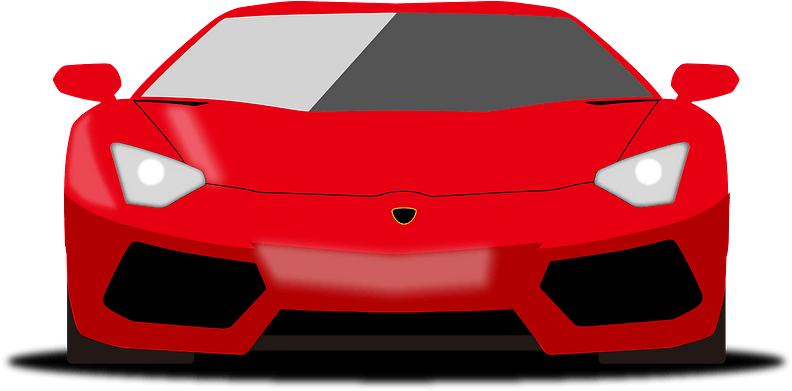 Subcompact Transport Red Lamborghini Cabriolet PNG