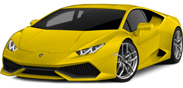 Yellow Luxury Lamborghini Quality Transport PNG