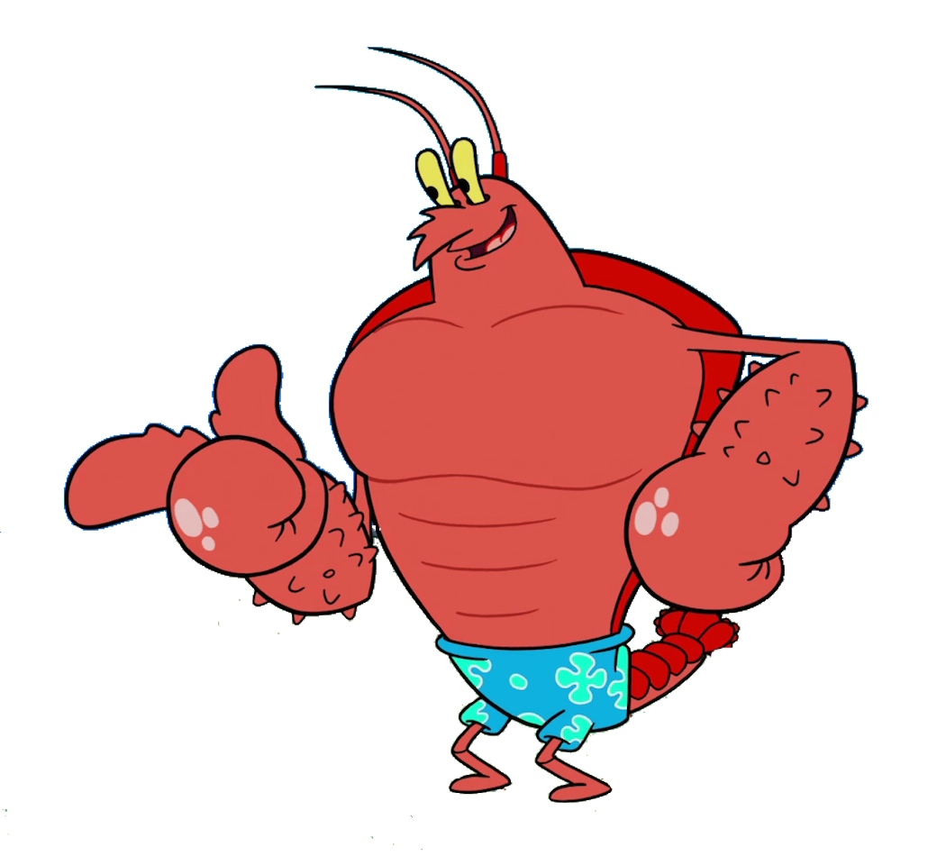 Lobster Cartoon Larry Whale Good PNG