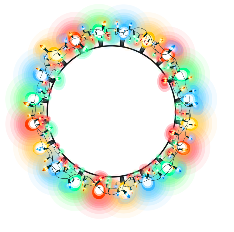 Glow Multicolored Artistic Effect Circle PNG