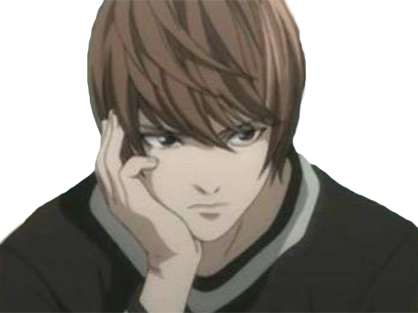 Note Artistic Promiscuous Yagami Lightweight PNG