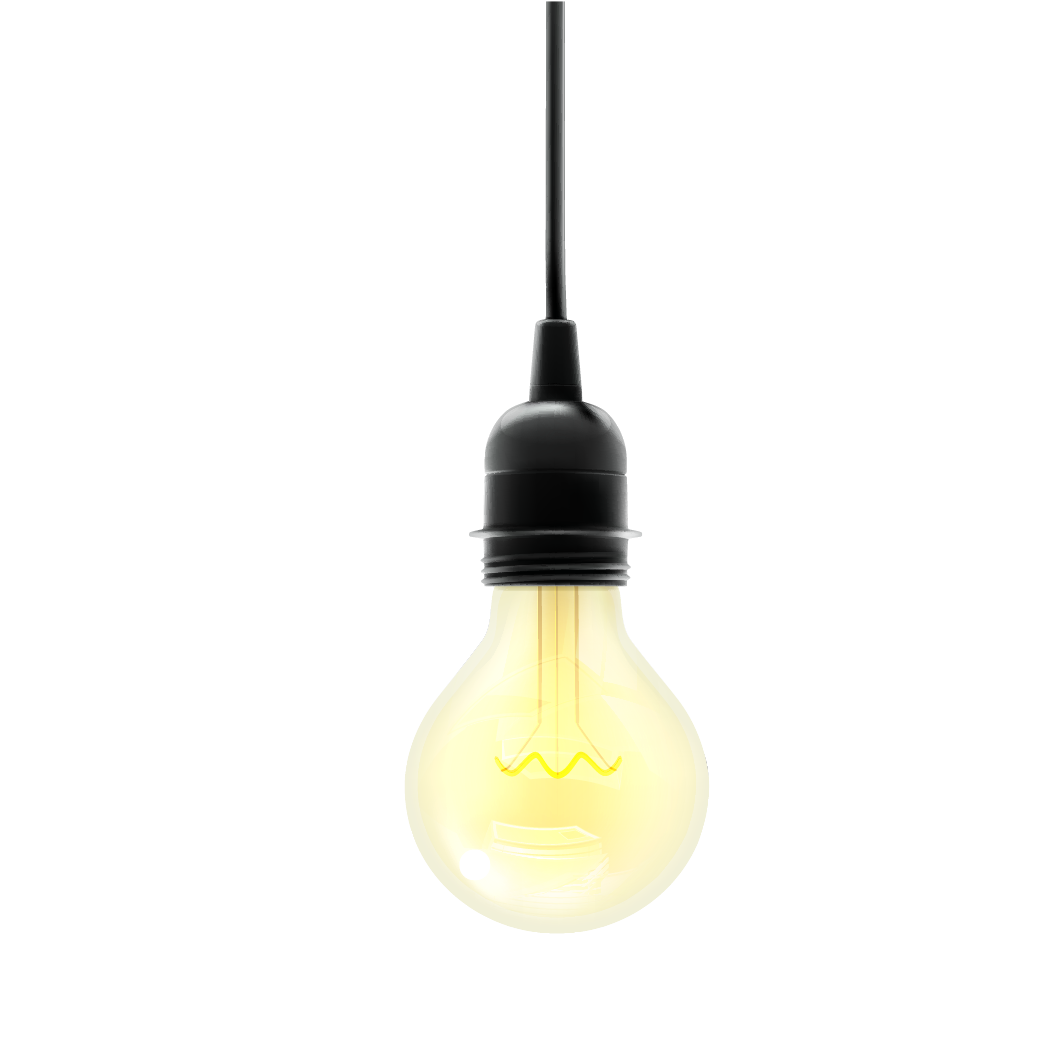 Light Incandescent Clear Thin Wakeful PNG