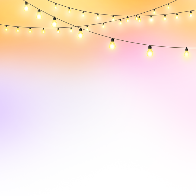 Ceiling String Night Light Texture PNG