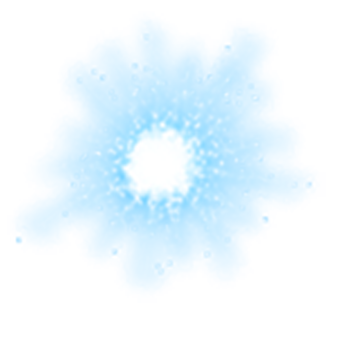 Pale Frame Meteor Bright Effect PNG