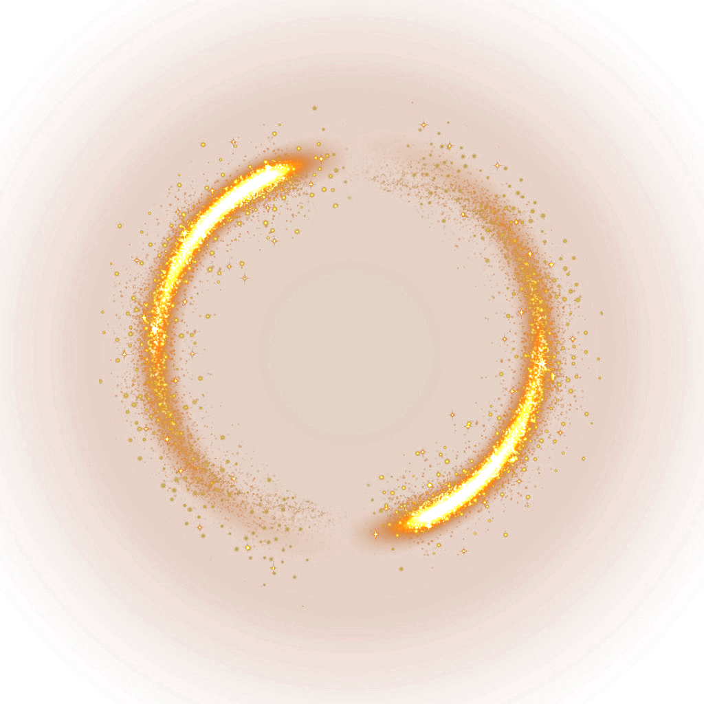 Orange Circle Light Lightweight Phosphorescent PNG