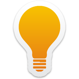 Illuminated Icon Product Tech Bulb PNG