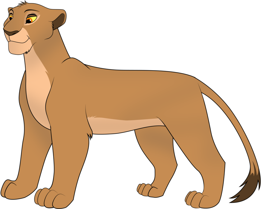 Female Sarabi Nala Cartoon Drawing PNG