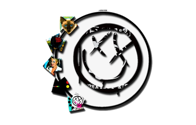 Blink-182 Mascot Sign Internet Initials PNG