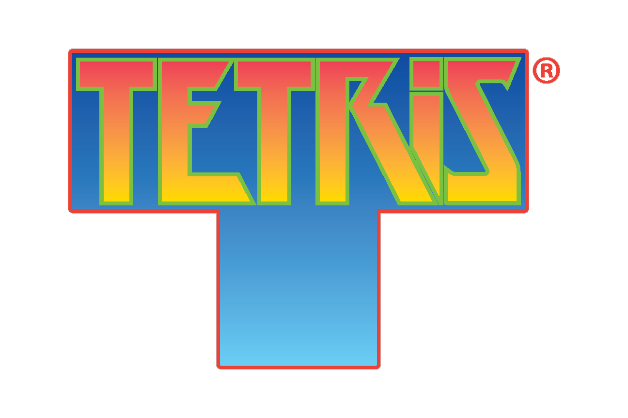 Trademark Silhouette Internet Tetris Logo PNG