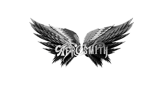 Band Tagline Sticker Purple Aerosmith PNG