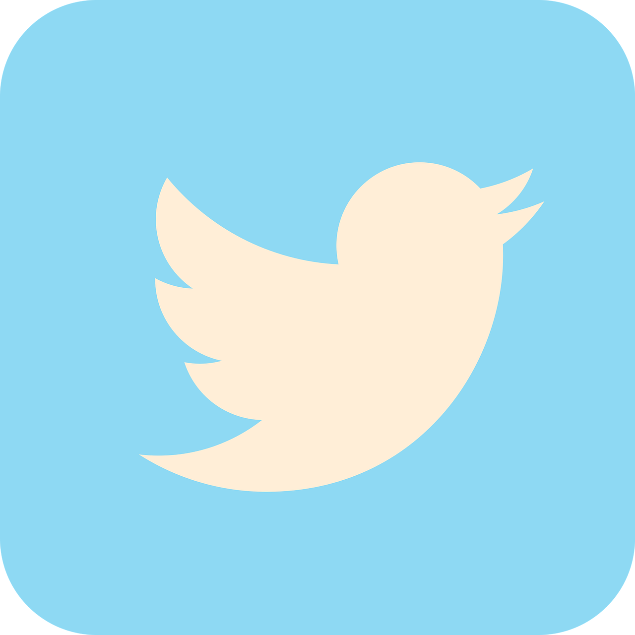 Twitter Social Hallmark Bird Placard PNG
