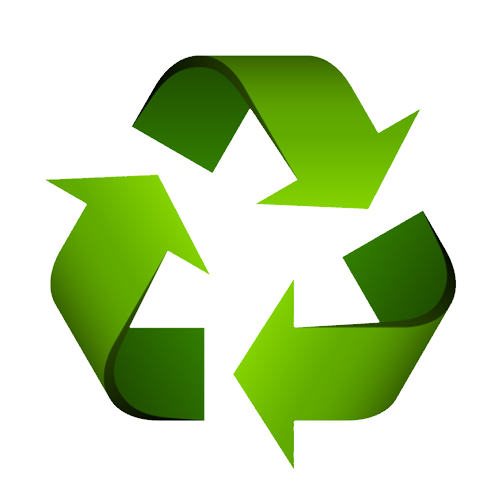Symbol Green Recycle Waste Emblem PNG