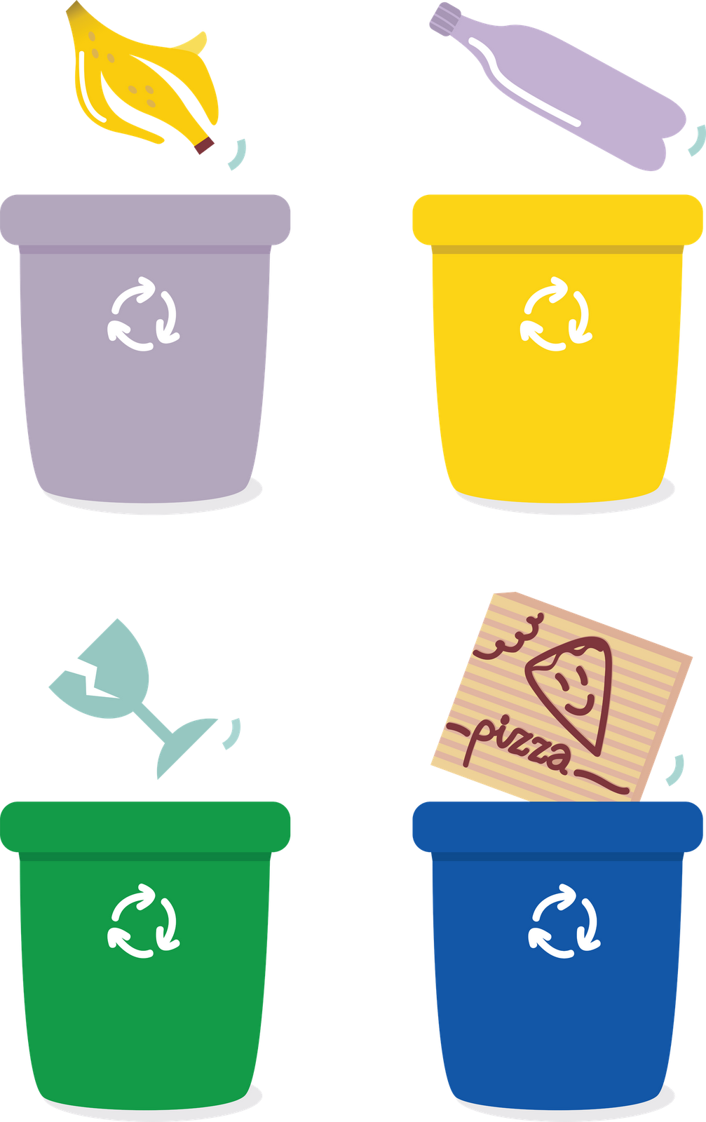 Rubbish Bin Sweatshirt Recycling Trademarked PNG