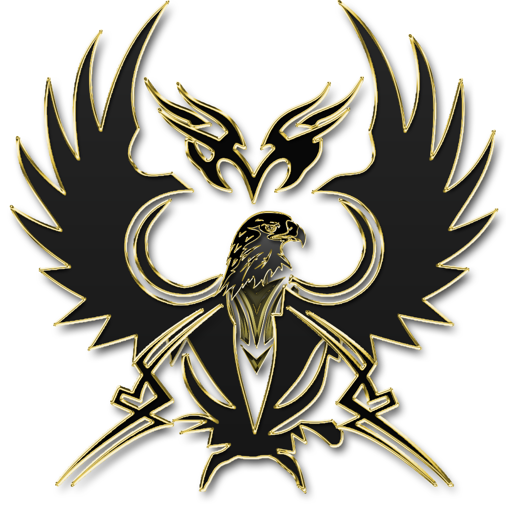 Beak Typeface Logo Wing Emblem PNG