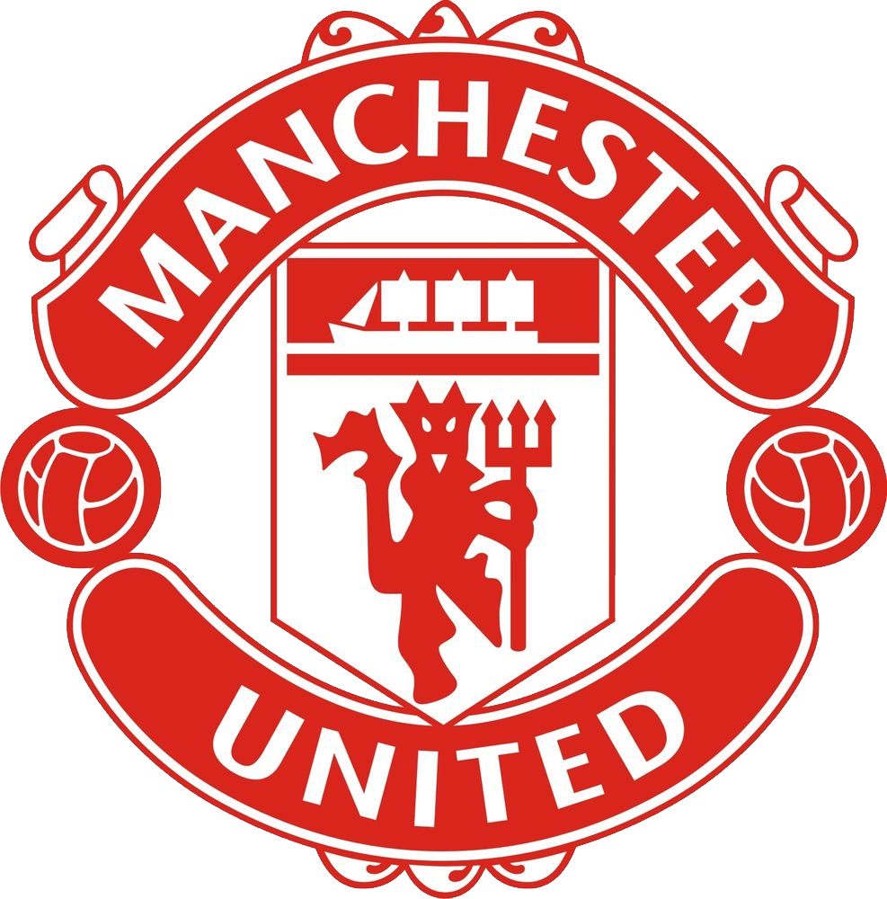 United Text Old Red Manchester PNG