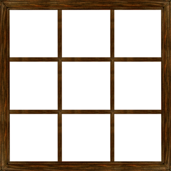 Wood Trademark Square Windows High PNG