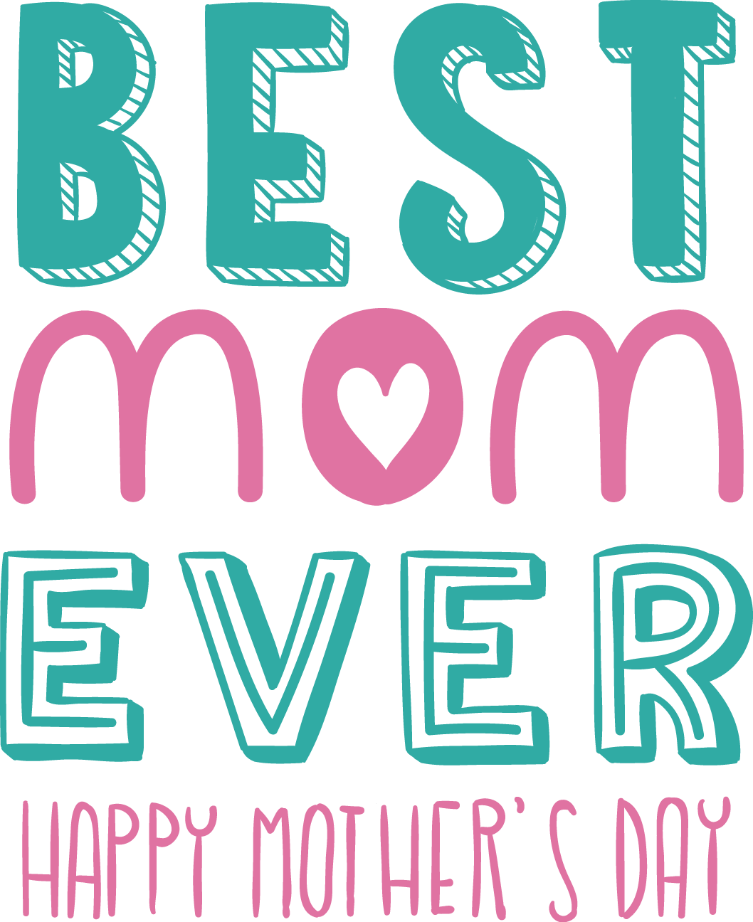 Pink Mother Love Markings Mothers PNG