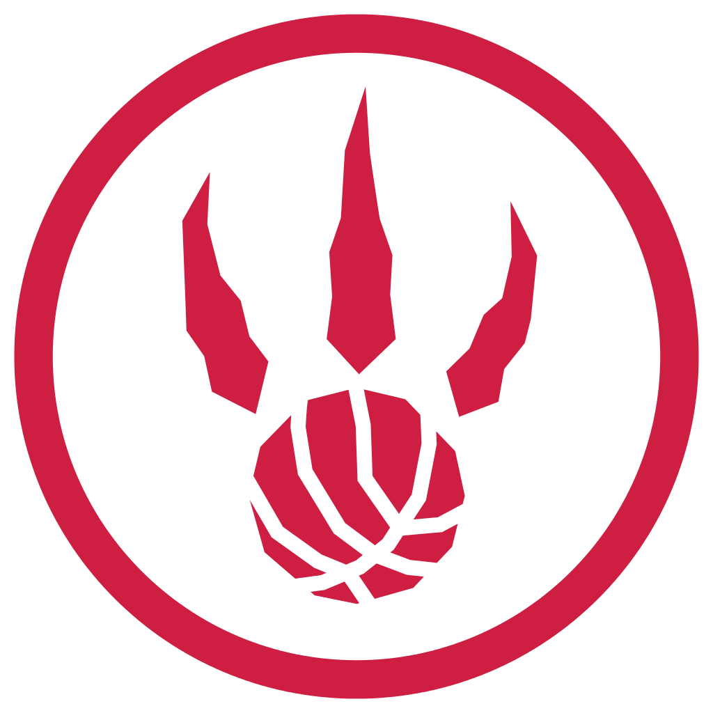Logo Red Etching Area Raptors PNG