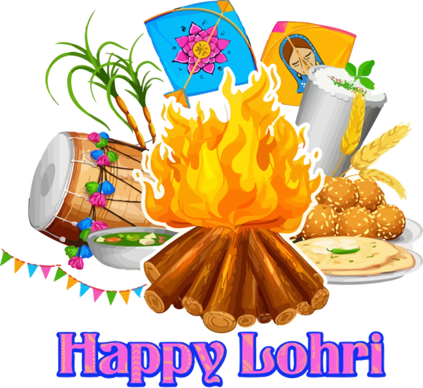 For Dish Lohri Happy Cake PNG