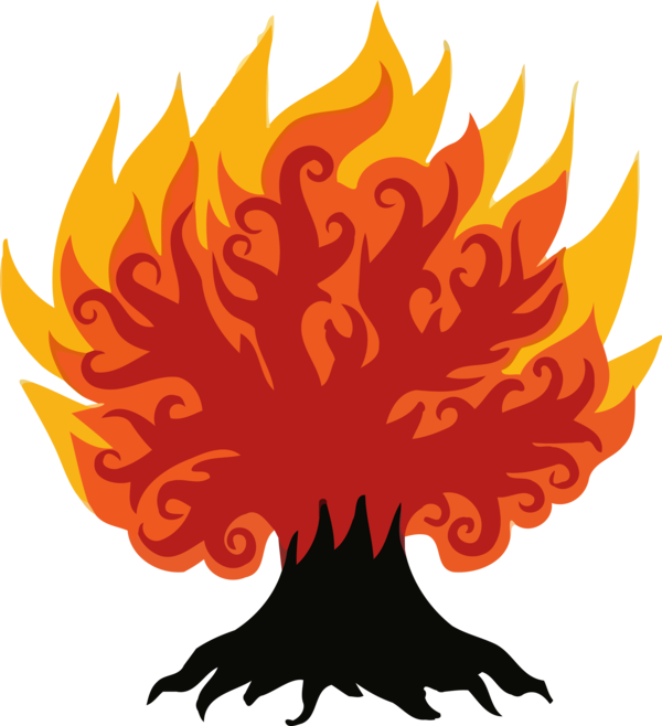 Fire For Gifts Tree Lohri PNG