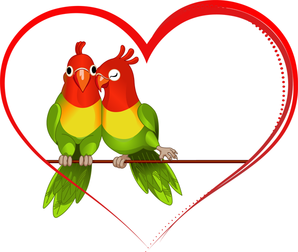 Devotion Lovers Fondness Loving Birds PNG