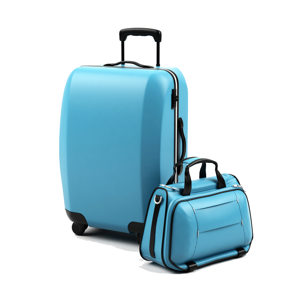 Suitcase Belongings Bag Lighting Objects PNG