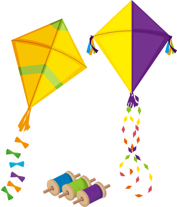 Kite For Triangle Lights Flying PNG