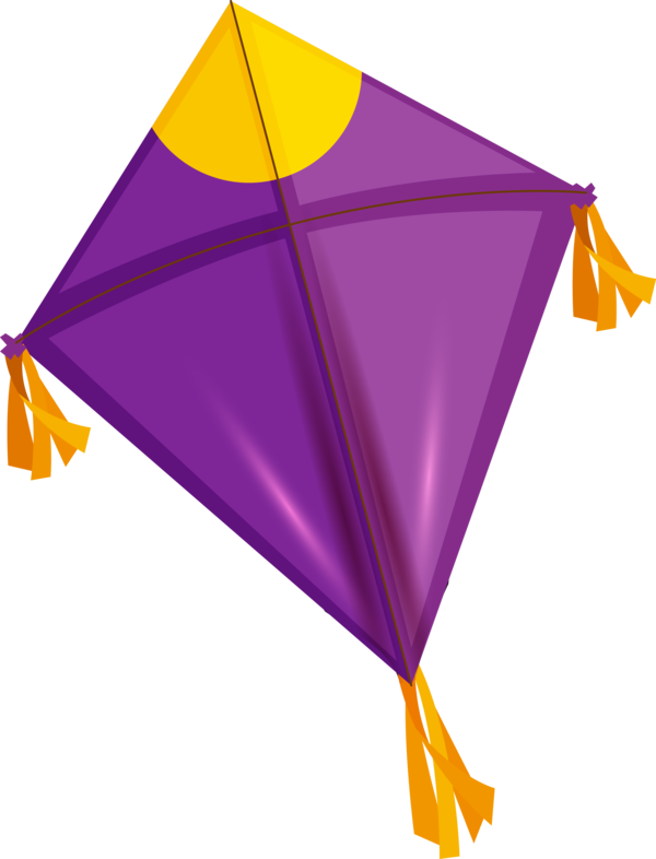Line Purple Kite Makar Violet PNG