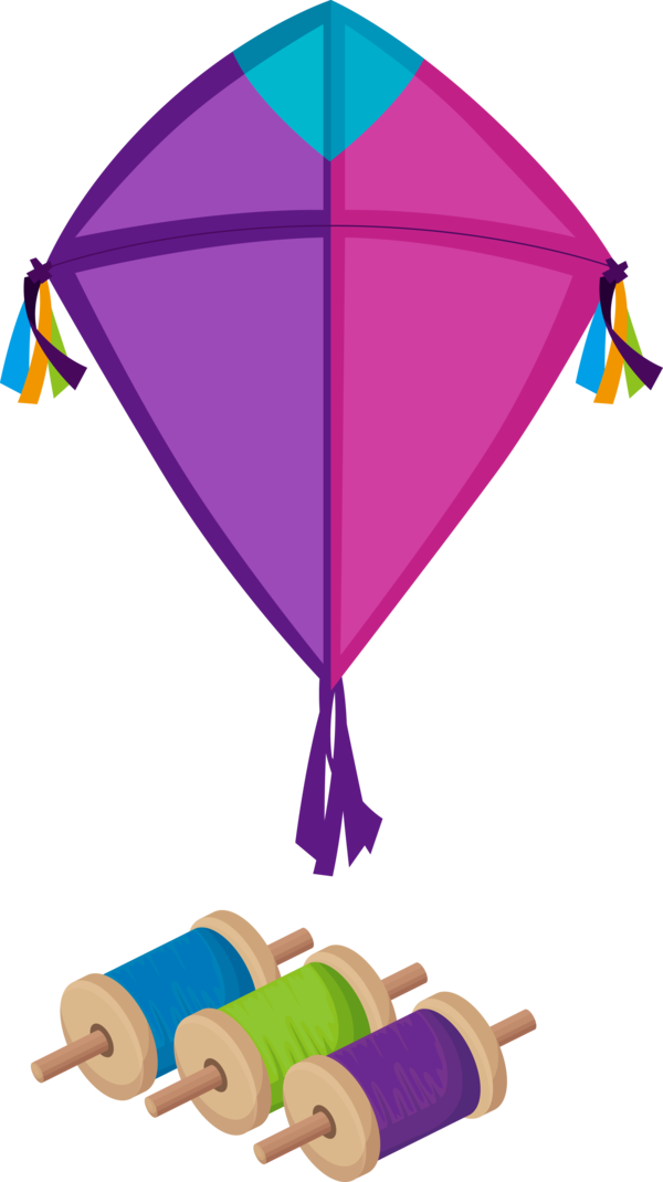 Flying Eve Umbrella For Sankranti PNG