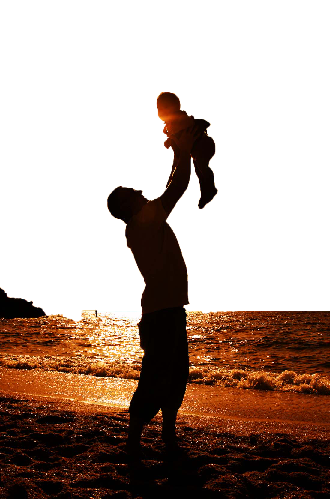 Day Thief Family Silhouette Father PNG
