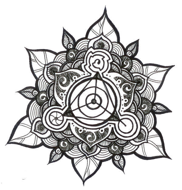 Mandala Nicknames Emblems Pieces Tattoos PNG