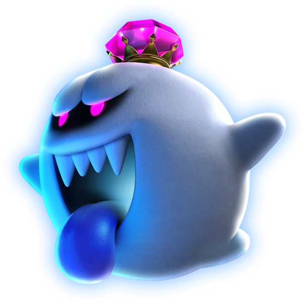 Bros Super Boo Mario King PNG