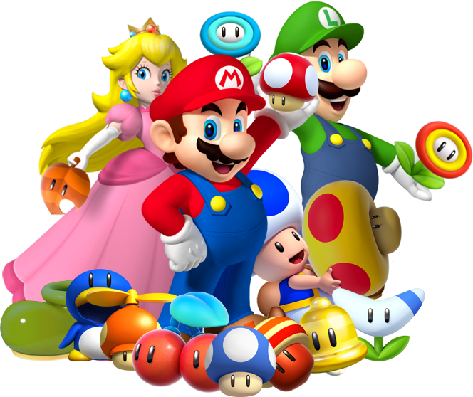 Mario Maria Super Games Bros PNG