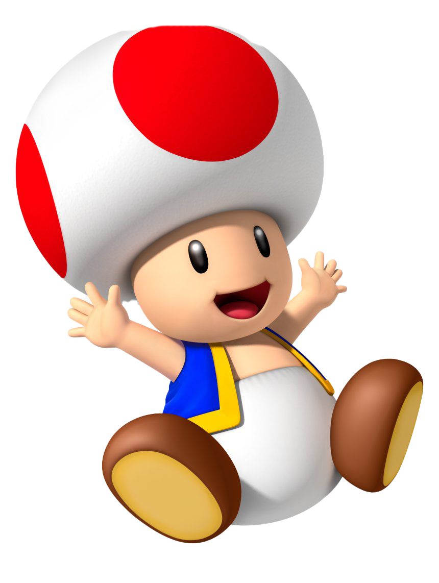 Games Bros Mario Super Toad PNG