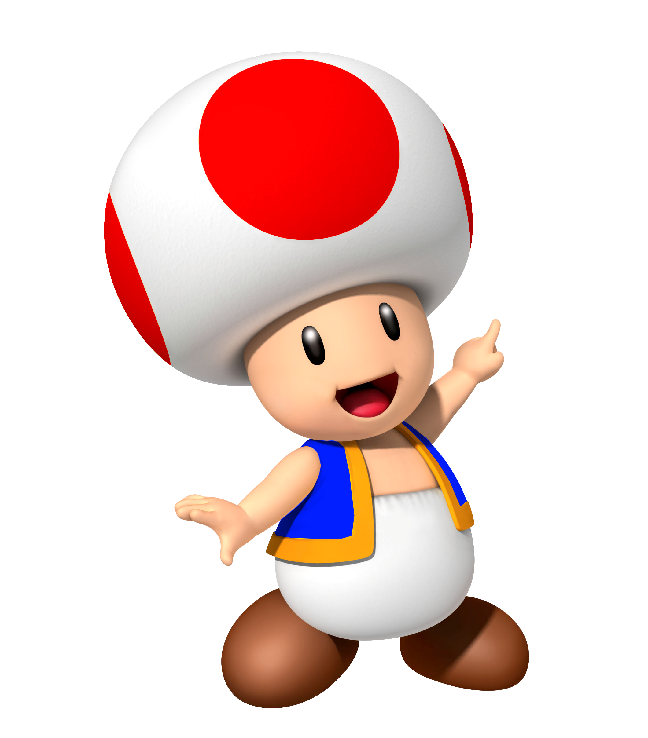 Smile Toad Mario Play Party PNG