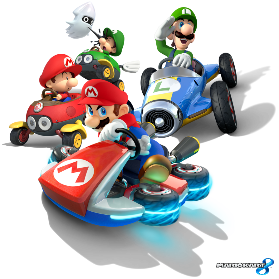 Mario Racing Deluxe Kart Toy PNG