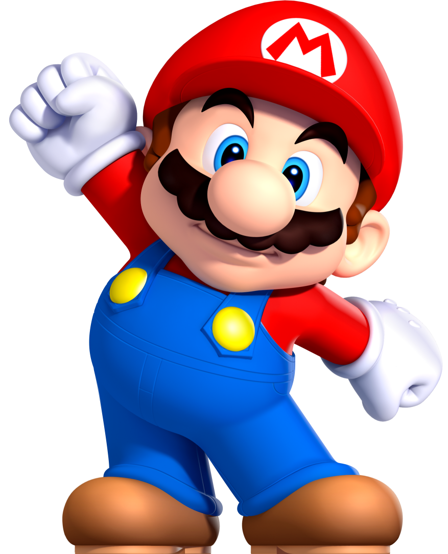 Mario Finger Bros Super Male PNG