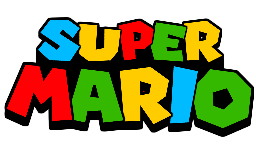 Line Yellow Brand Mario Logo PNG