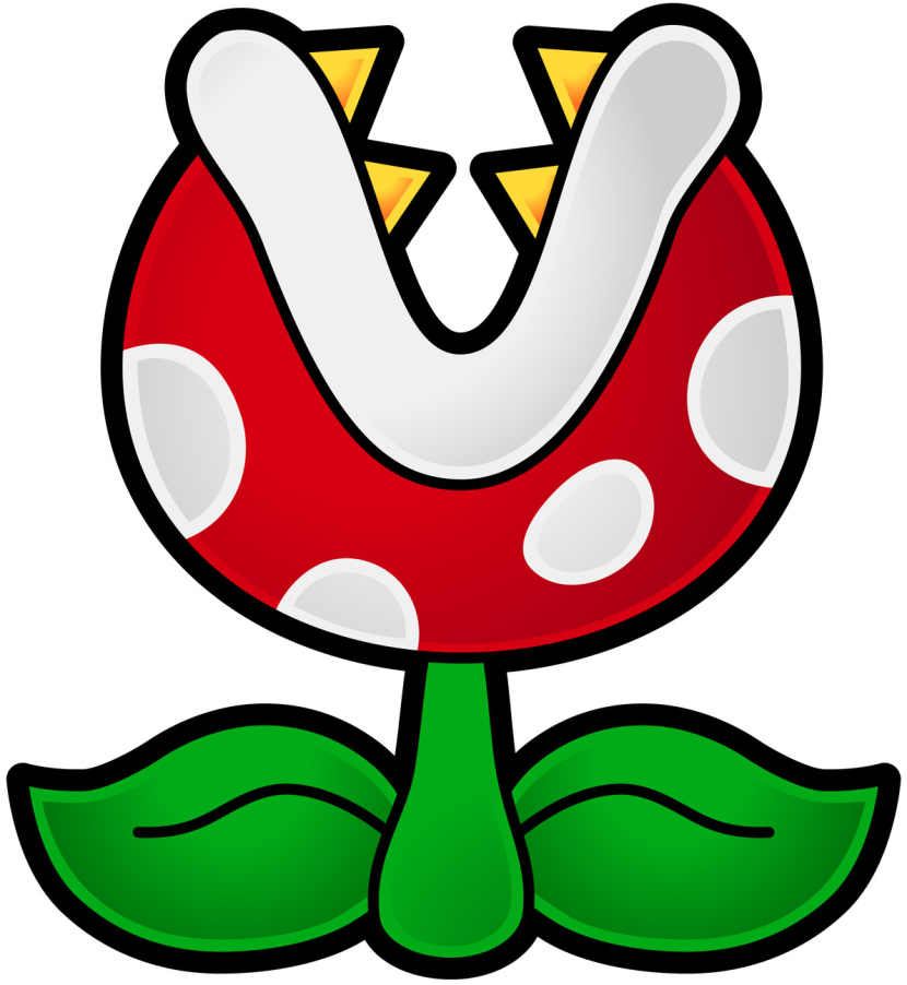 Mario Flower Bros Paper Plant PNG