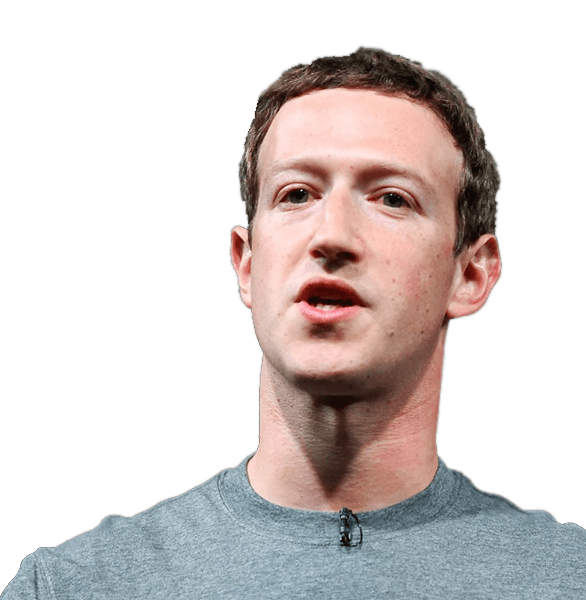 Founder Head Celebrity Zuckerberg Sign PNG