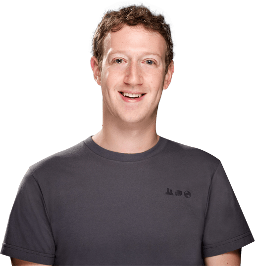 Facebook Zuckerberg Mark High Icon PNG