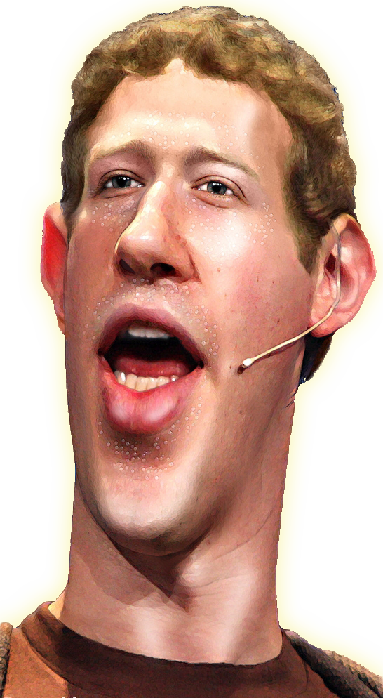 Mark Tongue Zuckerberg Cheek Mouth PNG