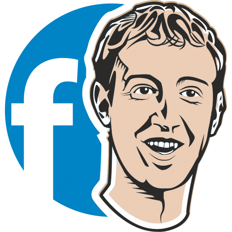 Portrait Marker Zuckerberg Mark Imprint PNG