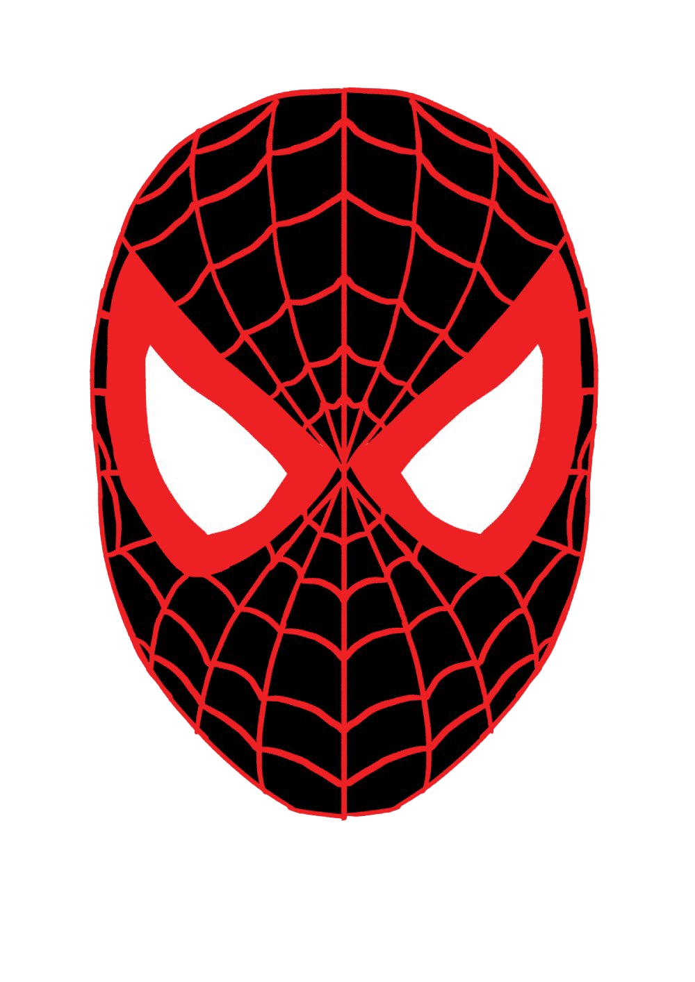 Spider-Man Embellishment Artistic Face Into PNG