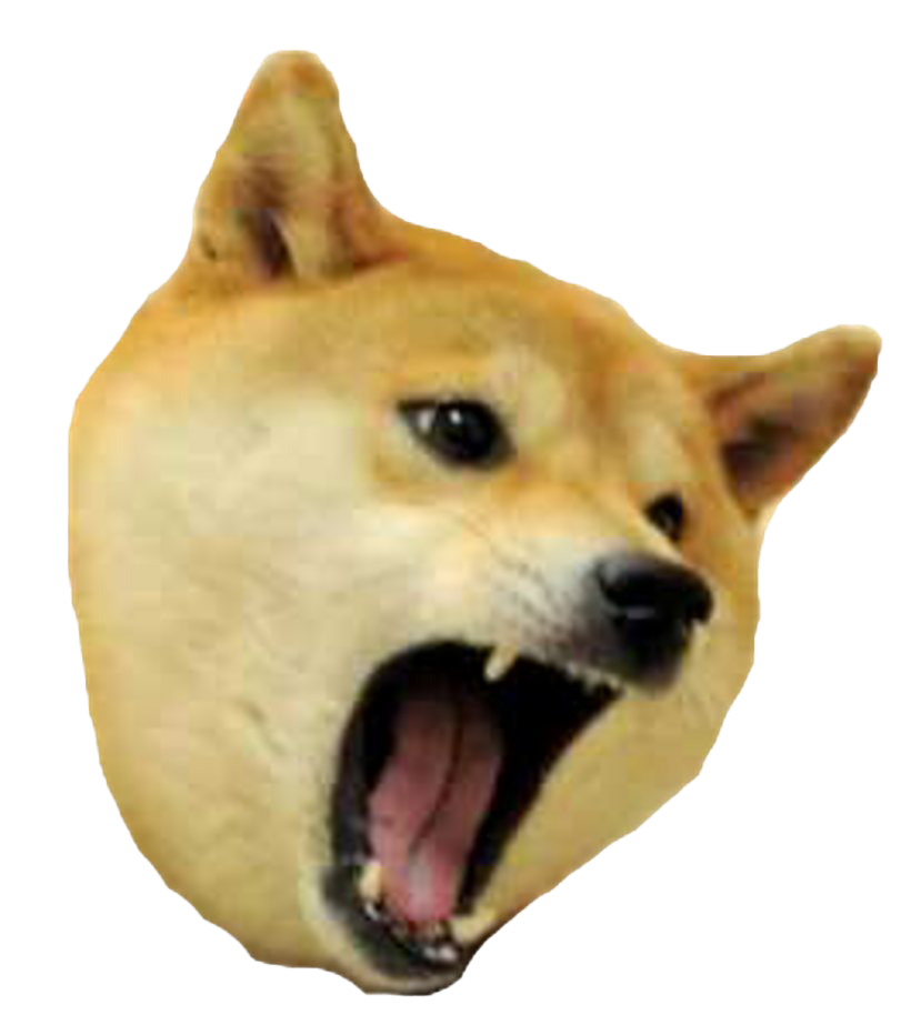 Doge Facepalm Babble Meme Internet PNG