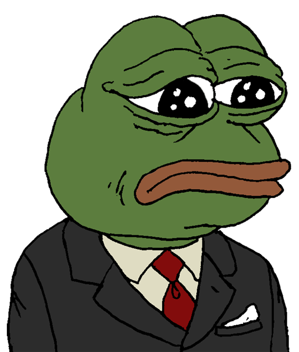 Claptrap Pepe Meme Frog Sad PNG
