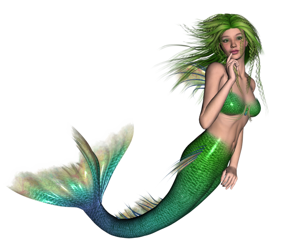 Galaxy Summer Mermaid Merman Gamer PNG